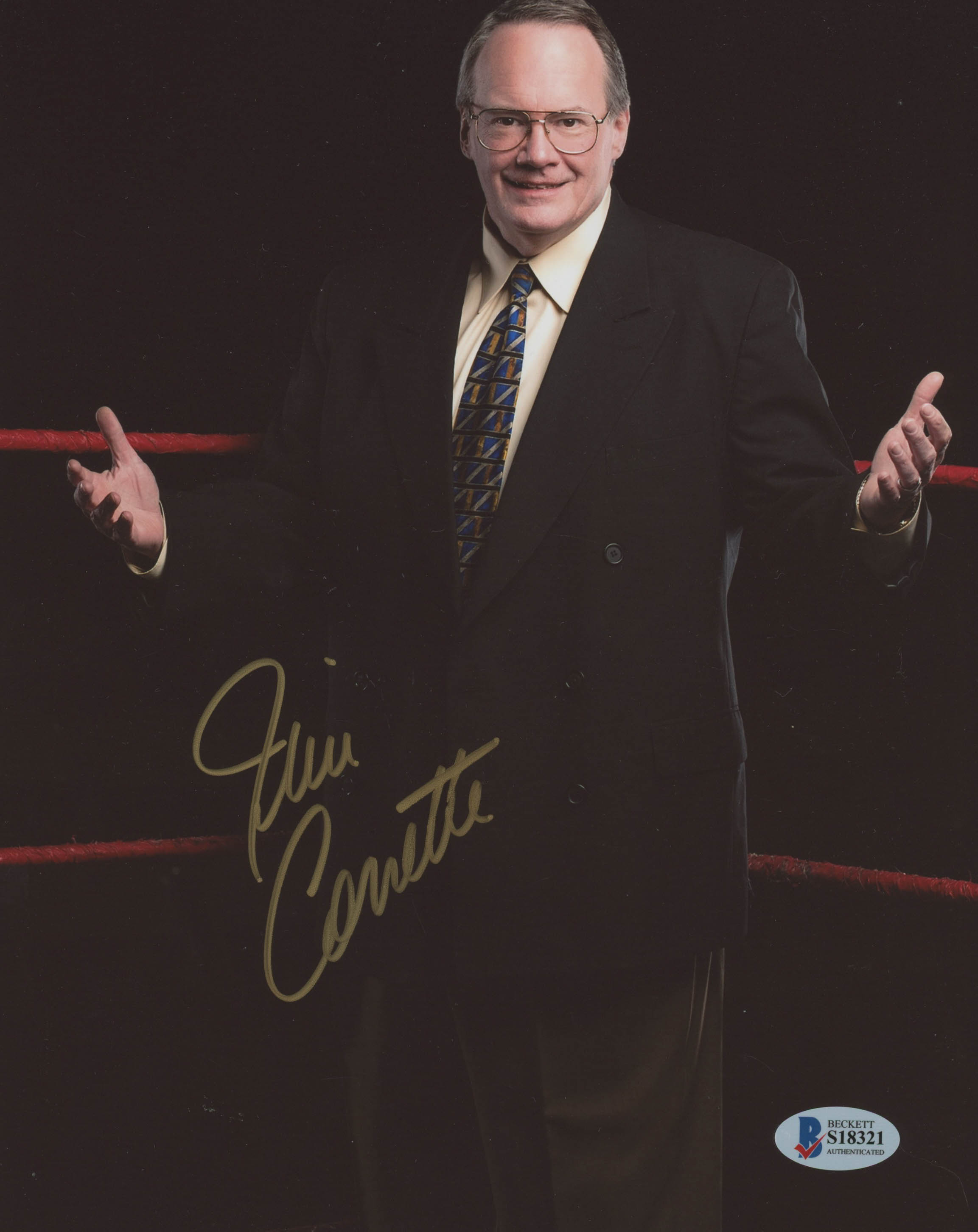 Jim Cornette Signed 8x10 Photo (Beckett COA) at PristineAuction.com Jim Cornette Signed 8x10 Photo (Beckett COA) at PristineAuction.com