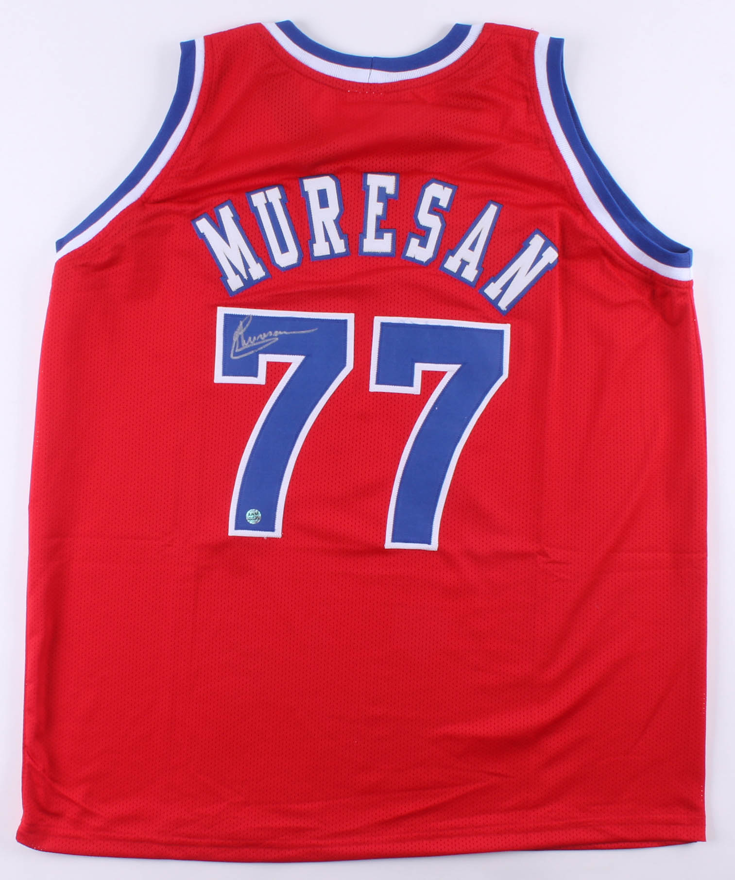 Gheorghe Muresan Signed Jersey (AWM COA) at PristineAuction.com Gheorghe Muresan Signed Jersey (AWM COA) at PristineAuction.com