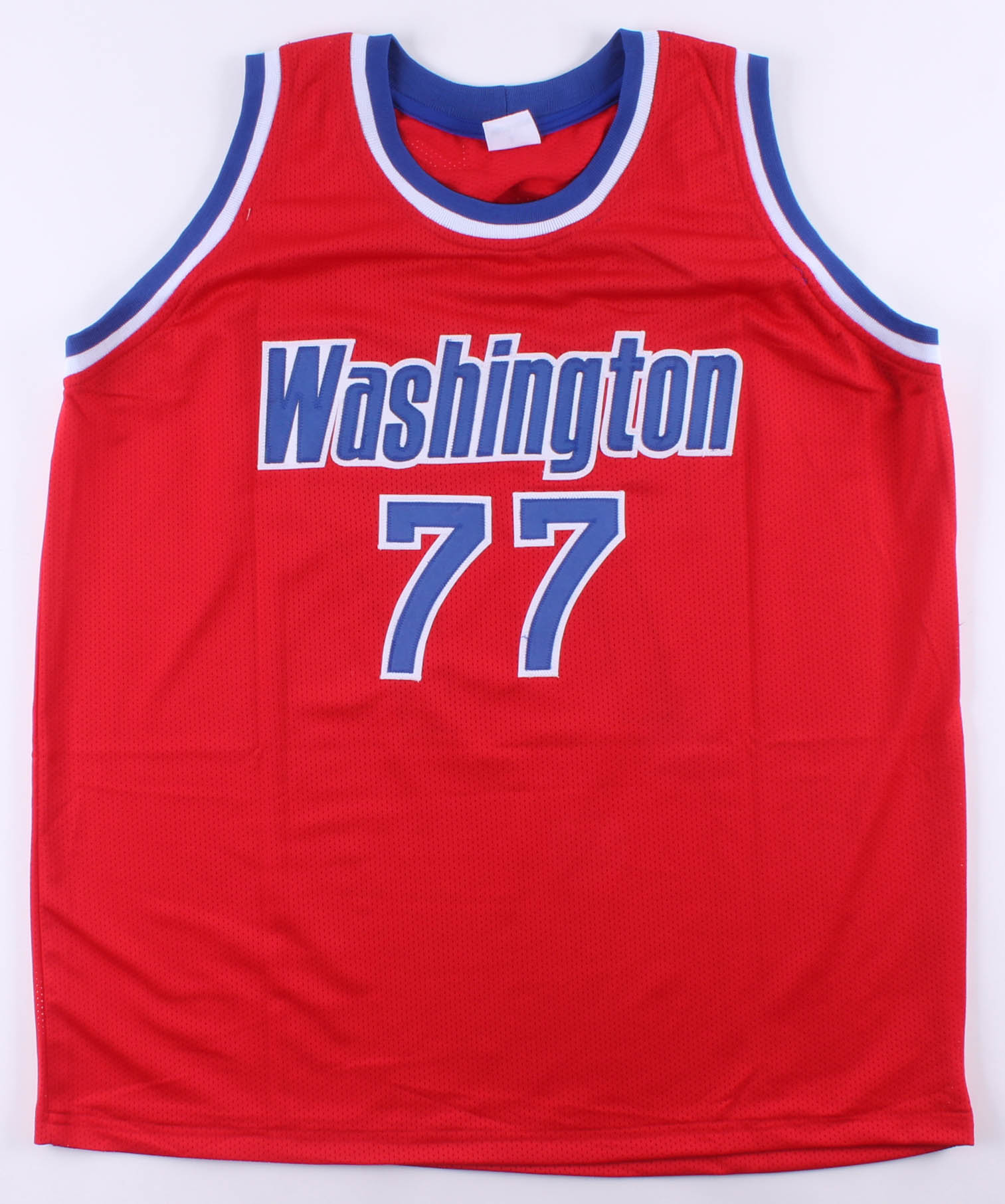 Gheorghe Muresan Signed Jersey (AWM COA) at PristineAuction.com Gheorghe Muresan Signed Jersey (AWM COA) at PristineAuction.com