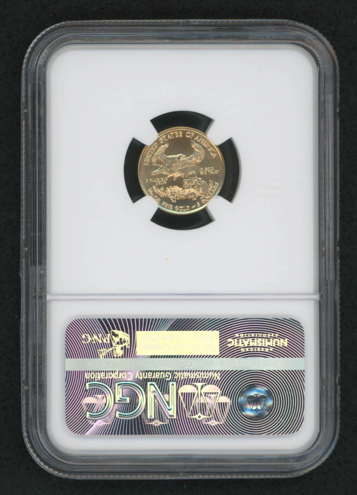 Wide Reeds NGC MS70 2015 American Gold Eagle 1//10 oz First Releases $5