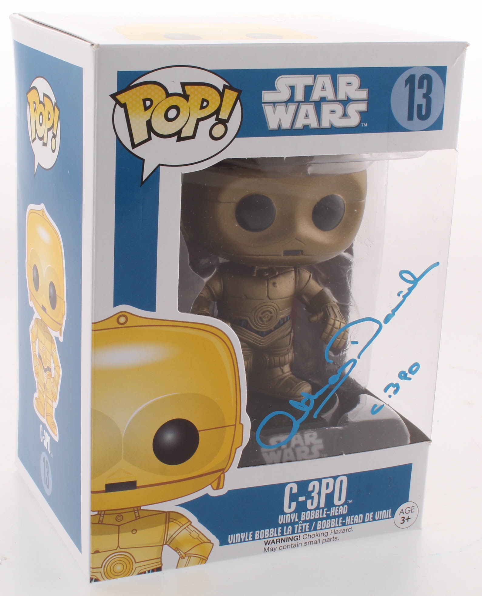 Anthony Daniels Signed "Star Wars" C-3PO #13 Funko Pop! Vinyl Figure Inscribed "C-3PO" (Radtke COA) at PristineAuction.com Anthony Daniels Signed "Star Wars" C-3PO #13 Funko Pop! Vinyl Figure Inscribed "C-3PO" (Radtke COA) at PristineAuction.com