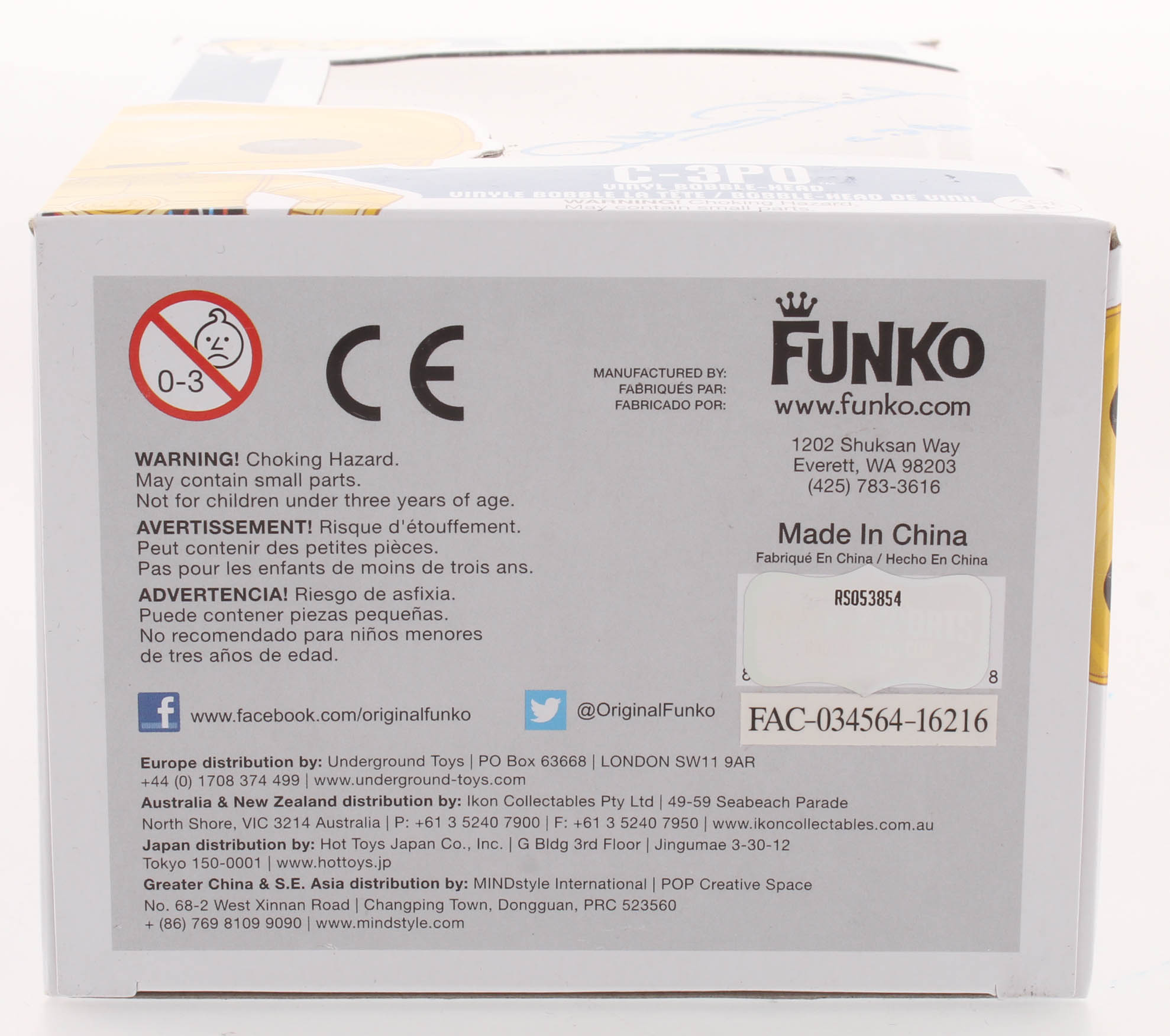 Anthony Daniels Signed "Star Wars" C-3PO #13 Funko Pop! Vinyl Figure Inscribed "C-3PO" (Radtke COA) at PristineAuction.com Anthony Daniels Signed "Star Wars" C-3PO #13 Funko Pop! Vinyl Figure Inscribed "C-3PO" (Radtke COA) at PristineAuction.com