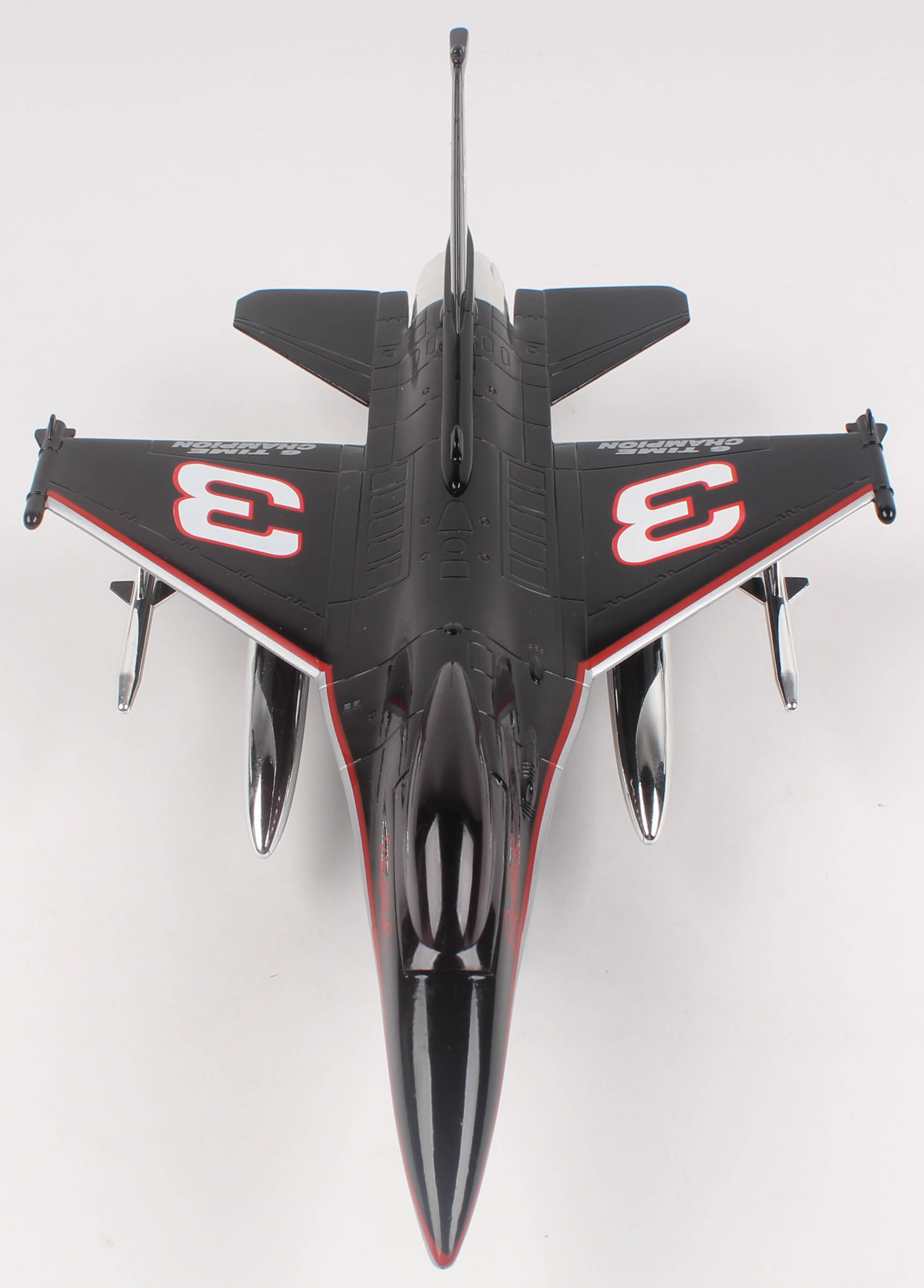 Dale Earnhardt F-16 Falcon LE 1:32 Scale Die Cast Bank Jet Figurine at PristineAuction.com Dale Earnhardt F-16 Falcon LE 1:32 Scale Die Cast Bank Jet Figurine at PristineAuction.com