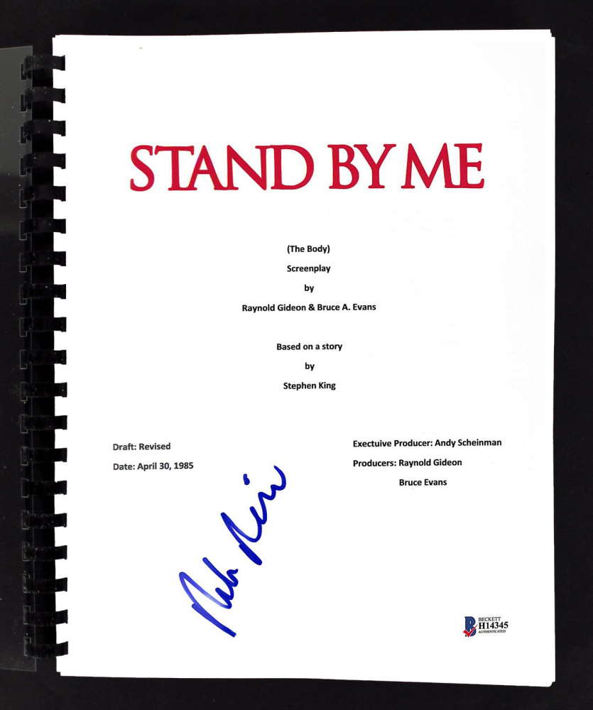 Rob Reiner Signed "Stand By Me" Movie Script (Beckett COA) Pristine