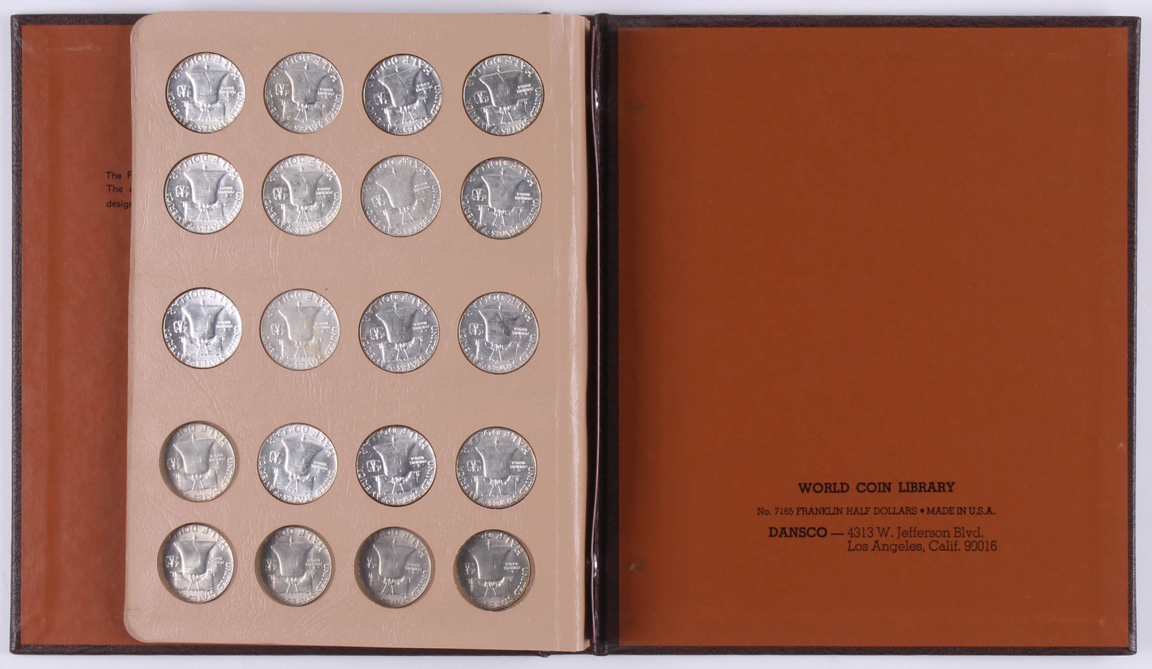 Complete Benjamin Franklin Silver Half-Dollars Collection of (35) Coins with Booklet at PristineAuction.com Complete Benjamin Franklin Silver Half-Dollars Collection of (35) Coins with Booklet at PristineAuction.com