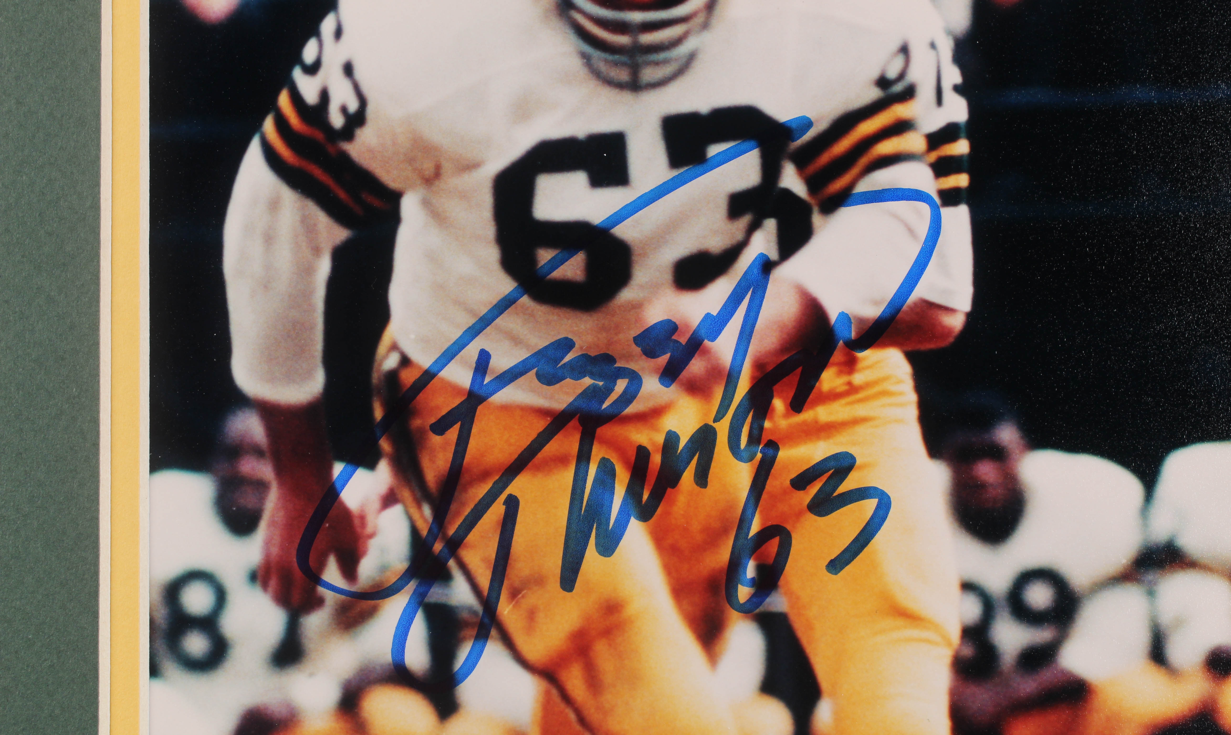 Fuzzy Thurston, Paul Hornung, & Jerry Kramer Signed "Packers Legends" 18x30 Custom Matted (3) 8x10 Photos Display (JSA COA) at PristineAuction.com Fuzzy Thurston, Paul Hornung, & Jerry Kramer Signed "Packers Legends" 18x30 Custom Matted (3) 8x10 Photos Display (JSA COA) at PristineAuction.com