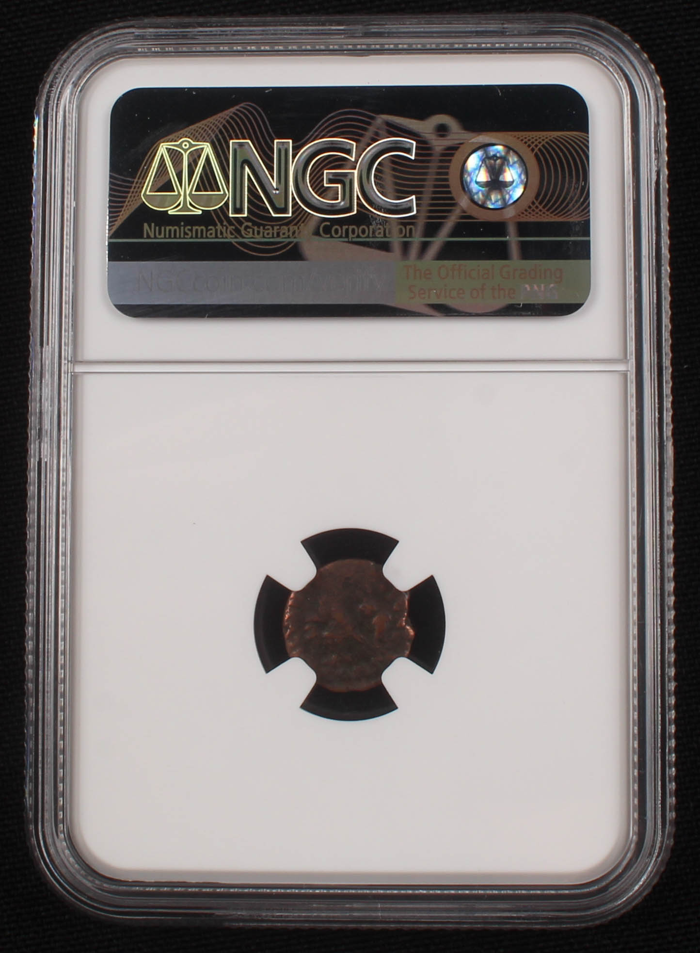 Certified Roman Coin of Emperor Theodosius I AD 379-395 AE4 Nummus (NGC Encapsulated) at PristineAuction.com Certified Roman Coin of Emperor Theodosius I AD 379-395 AE4 Nummus (NGC Encapsulated) at PristineAuction.com