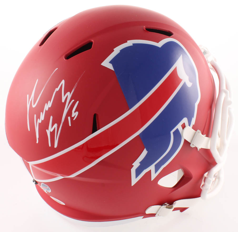 John "Smokey" Brown Signed Bills Full-Size AMP Alternate Speed Helmet (JSA COA) at PristineAuction.com John "Smokey" Brown Signed Bills Full-Size AMP Alternate Speed Helmet (JSA COA) at PristineAuction.com