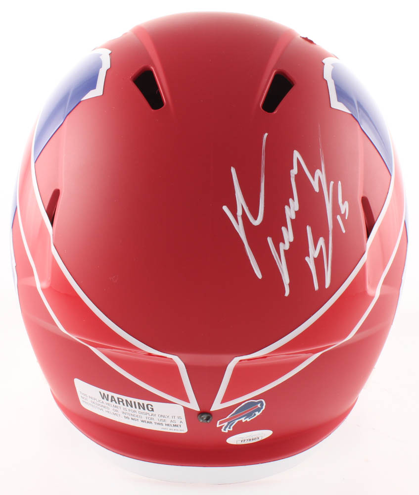 John "Smokey" Brown Signed Bills Full-Size AMP Alternate Speed Helmet (JSA COA) at PristineAuction.com John "Smokey" Brown Signed Bills Full-Size AMP Alternate Speed Helmet (JSA COA) at PristineAuction.com
