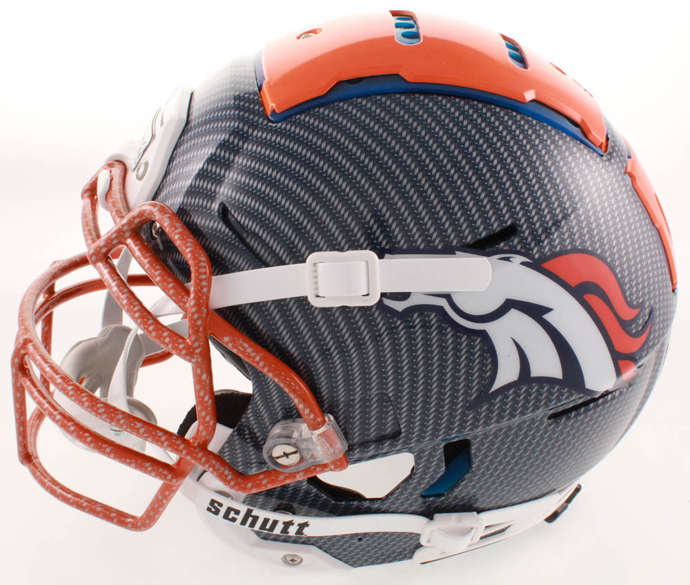Clinton Portis Signed Broncos Full-Size Authentic On-Field F7 Hydro-Dipped Helmet (Beckett COA) at PristineAuction.com Clinton Portis Signed Broncos Full-Size Authentic On-Field F7 Hydro-Dipped Helmet (Beckett COA) at PristineAuction.com