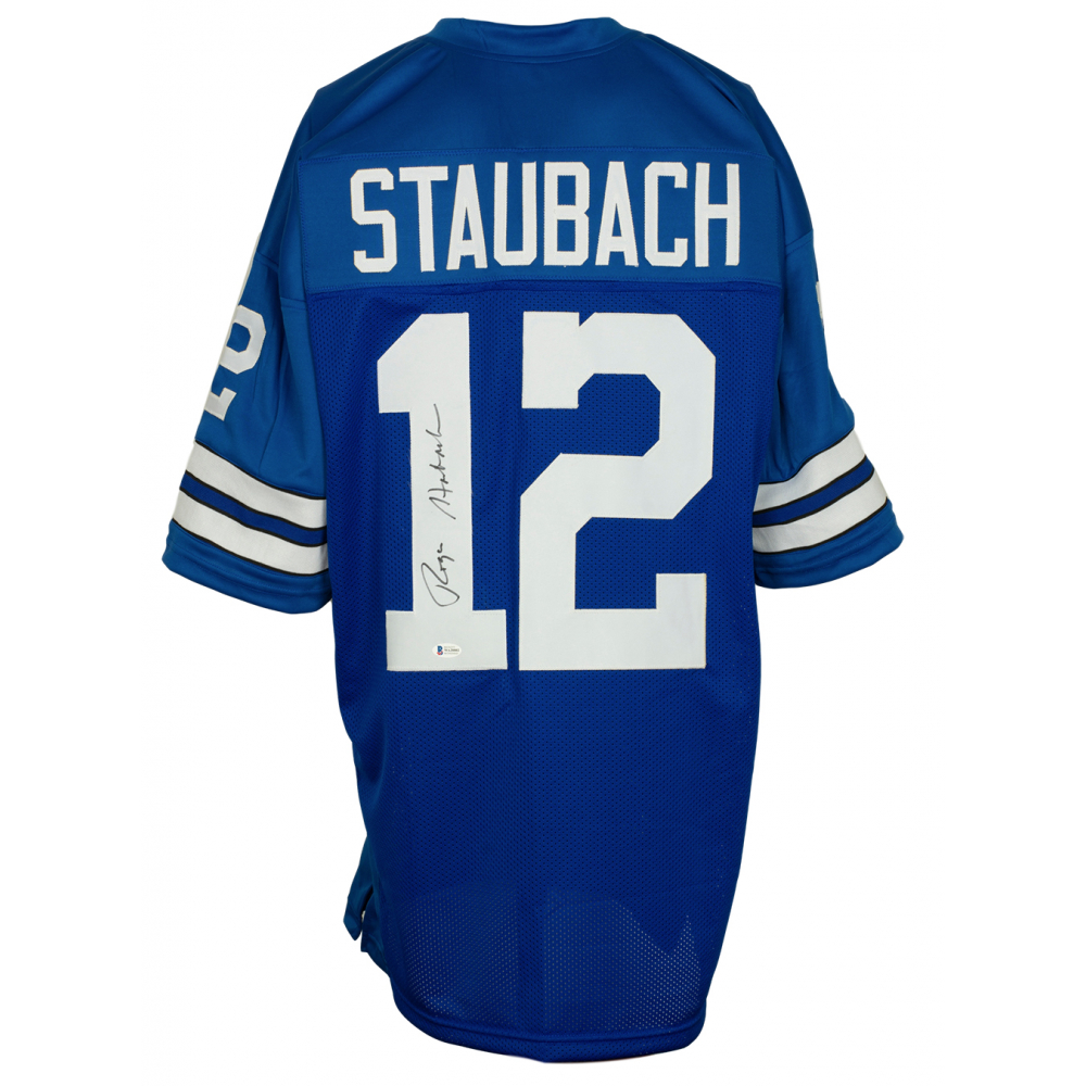roger staubach signed jersey