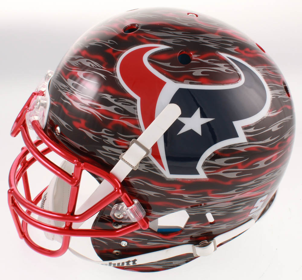DeAndre Hopkins Signed Texans Full-Size Authentic On-Field Hydro Dipped Helmet (JSA COA) at PristineAuction.com DeAndre Hopkins Signed Texans Full-Size Authentic On-Field Hydro Dipped Helmet (JSA COA) at PristineAuction.com