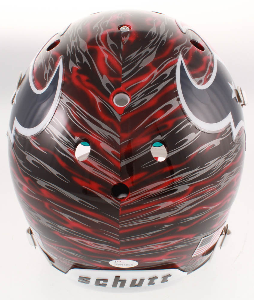 DeAndre Hopkins Signed Texans Full-Size Authentic On-Field Hydro Dipped Helmet (JSA COA) at PristineAuction.com DeAndre Hopkins Signed Texans Full-Size Authentic On-Field Hydro Dipped Helmet (JSA COA) at PristineAuction.com