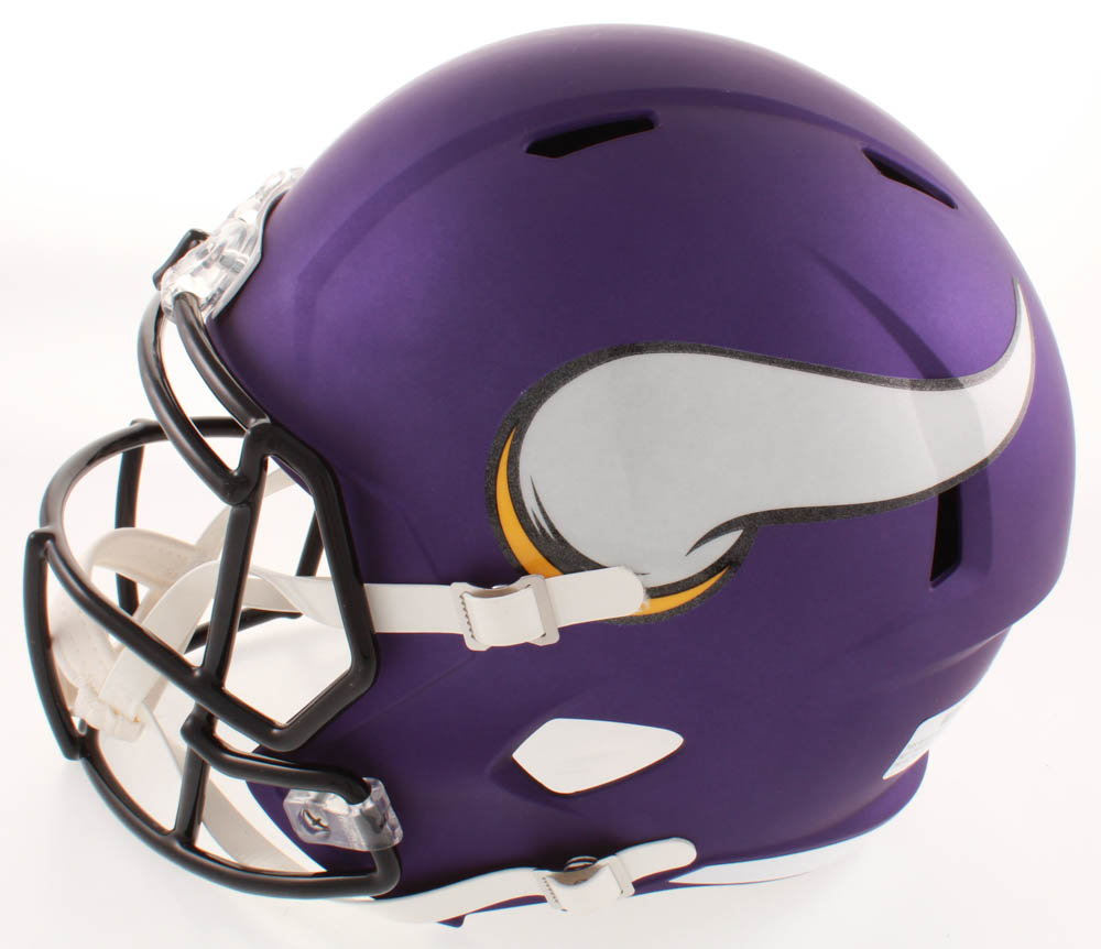 Irv Smith Jr. Signed Vikings Full-Size Speed Helmet (JSA COA) at PristineAuction.com Irv Smith Jr. Signed Vikings Full-Size Speed Helmet (JSA COA) at PristineAuction.com