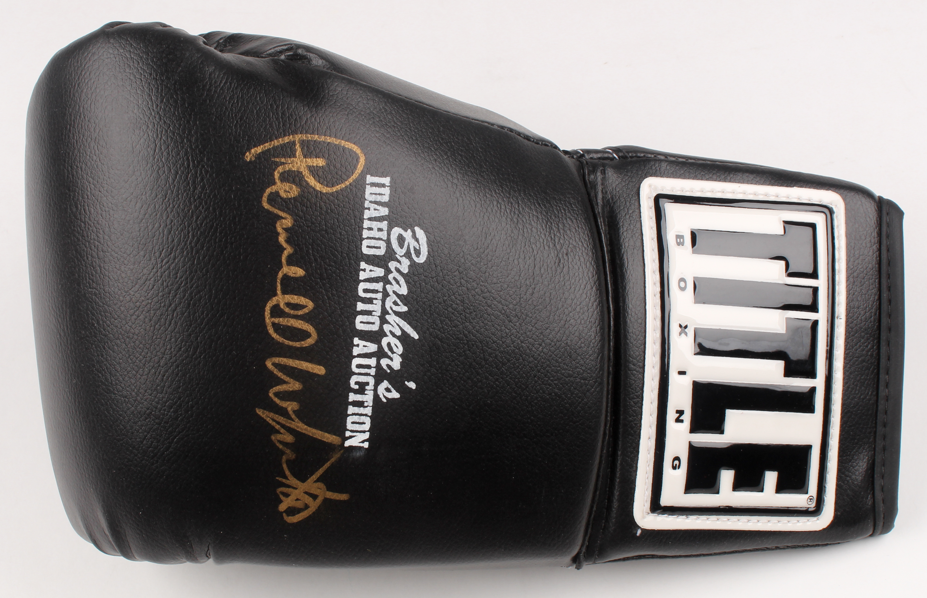 Pernell Whitaker Signed Title Boxing Glove (JSA) at PristineAuction.com Pernell Whitaker Signed Title Boxing Glove (JSA) at PristineAuction.com