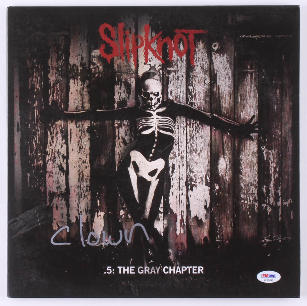 Shawn "Clown" Crahan Signed Slipknot ".5 The Gray Chapter" Vinyl