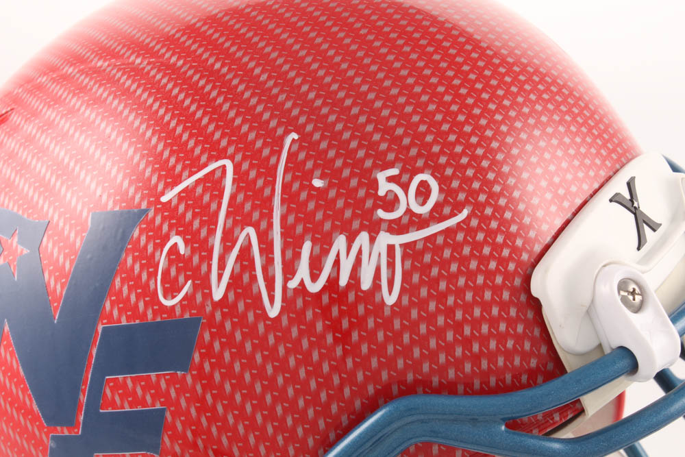 Chase Winovich Signed Patriots Full-Size Authentic On-Field Hydro-Dipped Helmet (Beckett COA) at PristineAuction.com Chase Winovich Signed Patriots Full-Size Authentic On-Field Hydro-Dipped Helmet (Beckett COA) at PristineAuction.com