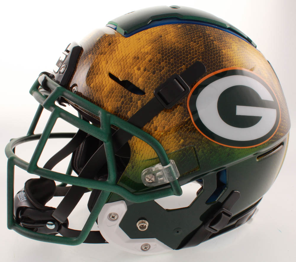 Jordy Nelson Signed Packers Full-Size Authentic On-Field F7 Hydro-Dipped Helmet (JSA COA) at PristineAuction.com Jordy Nelson Signed Packers Full-Size Authentic On-Field F7 Hydro-Dipped Helmet (JSA COA) at PristineAuction.com