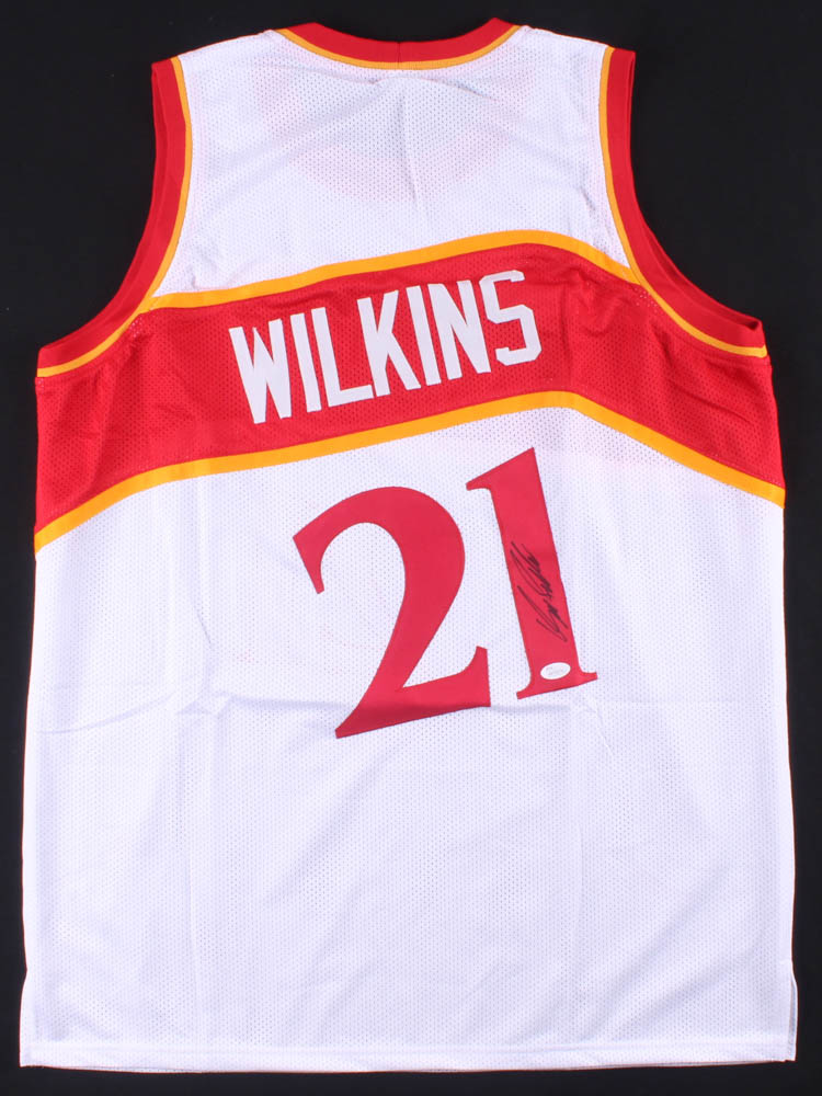 Dominique Wilkins Signed Jersey (JSA COA) at PristineAuction.com Dominique Wilkins Signed Jersey (JSA COA) at PristineAuction.com