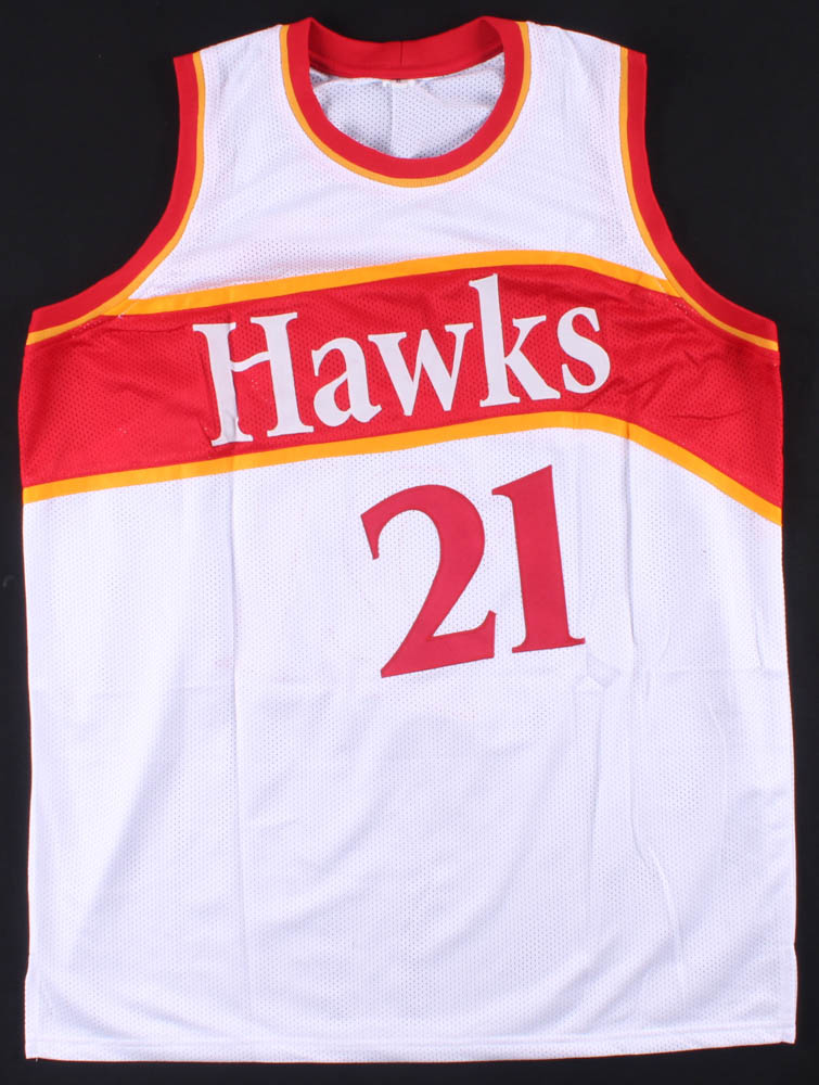 Dominique Wilkins Signed Jersey (JSA COA) at PristineAuction.com Dominique Wilkins Signed Jersey (JSA COA) at PristineAuction.com