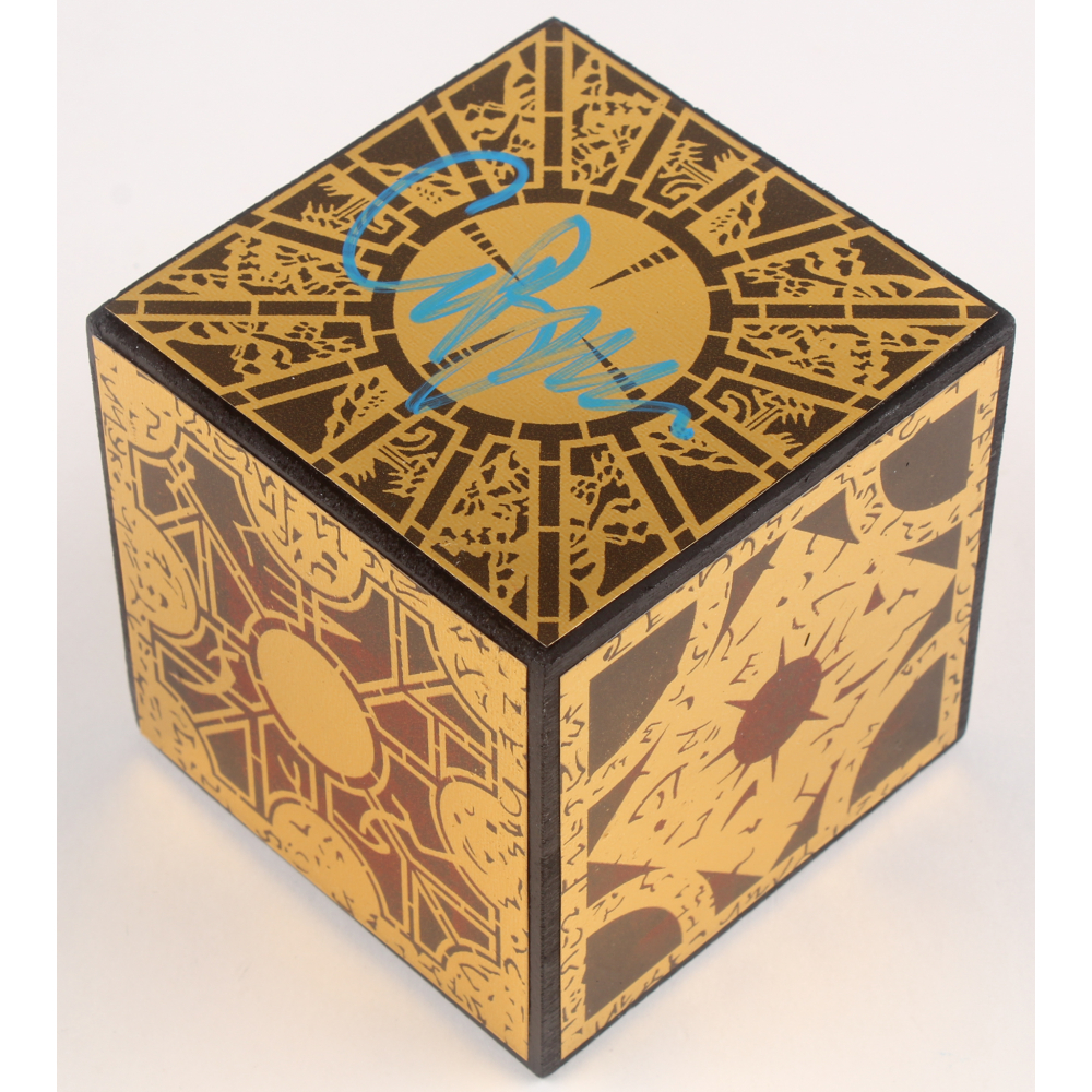 Clive Barker Signed "Hellraiser" Lament Configuration PuzzleBox Cube Prop (Beckett Hologram