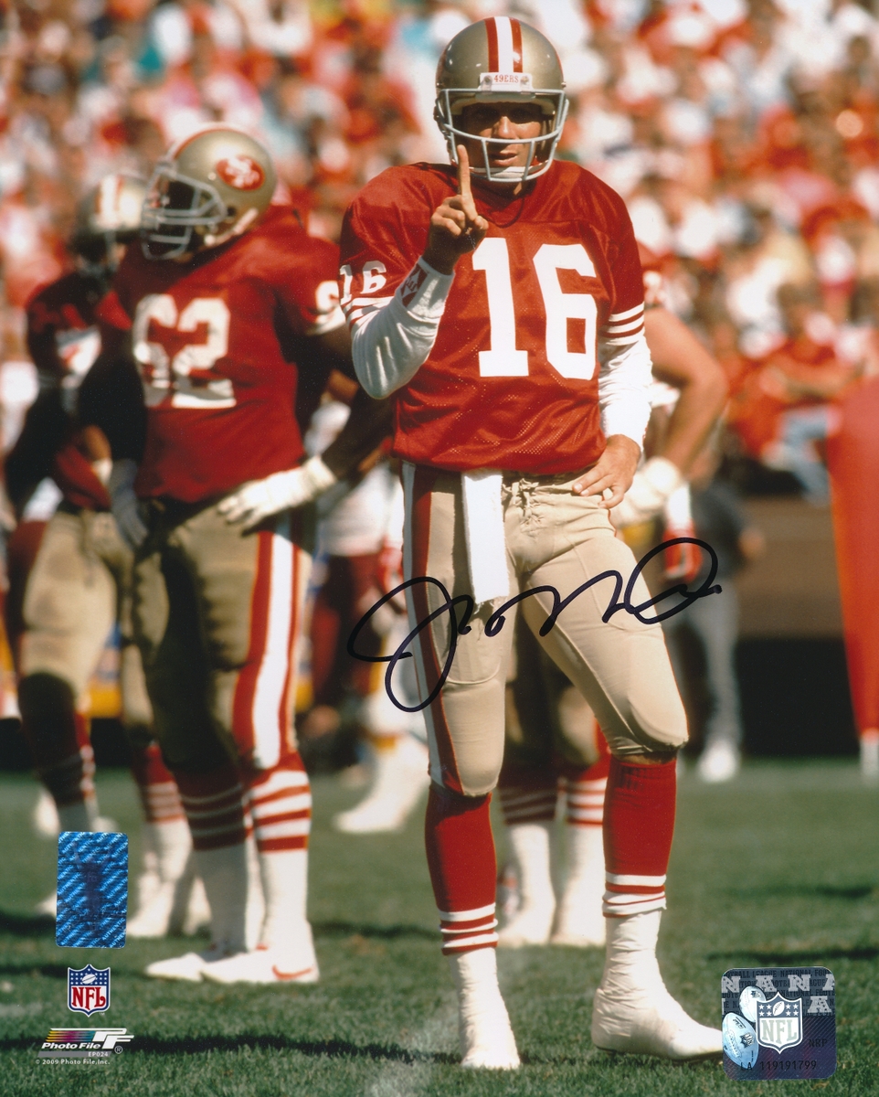 Joe Montana Signed 49ers 8x10 Photo (Montana Hologram) at PristineAuction.com Joe Montana Signed 49ers 8x10 Photo (Montana Hologram) at PristineAuction.com