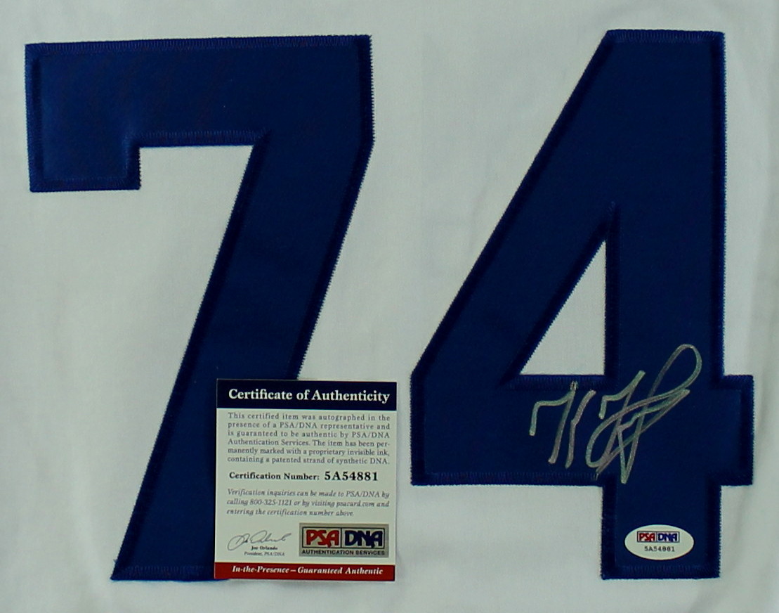 Kenley Jansen Signed Dodgers Jersey (PSA COA) at PristineAuction.com Kenley Jansen Signed Dodgers Jersey (PSA COA) at PristineAuction.com