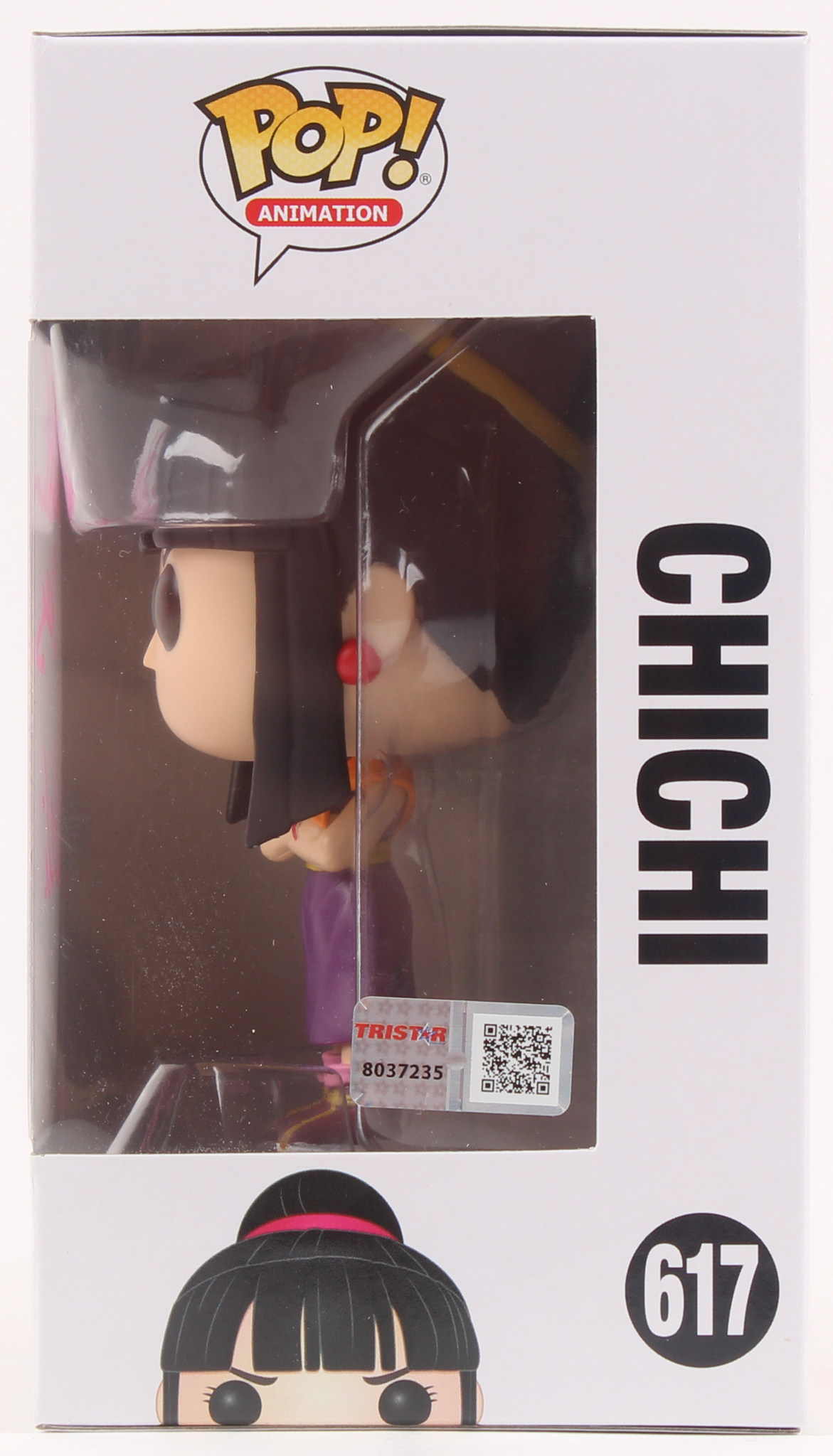 Cynthia Jane Cranz Signed "Dragon Ball Z" ChiChi #617 Funko Pop! Vinyl Figure Inscribed "ChiChi" (Tristar Hologram) at PristineAuction.com Cynthia Jane Cranz Signed "Dragon Ball Z" ChiChi #617 Funko Pop! Vinyl Figure Inscribed "ChiChi" (Tristar Hologram) at PristineAuction.com