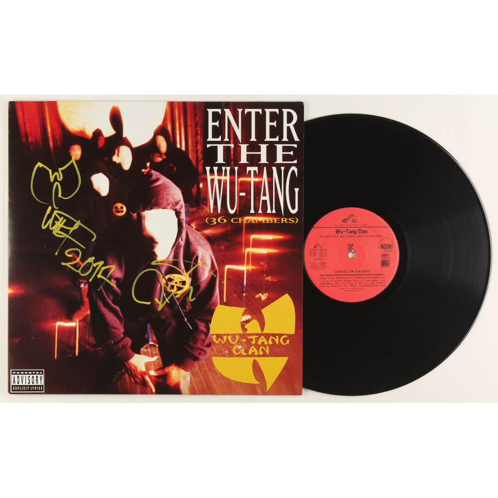 Method Man & RZA Signed Wu-Tang Clan "36 Chambers" Vinyl Record Album Inscribed "2019" (Beckett ...