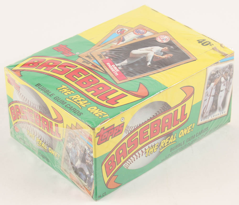 1987 Topps "The Real One" Bubble Gum Baseball Cards Box with (36) Packs at PristineAuction.com 1987 Topps "The Real One" Bubble Gum Baseball Cards Box with (36) Packs at PristineAuction.com