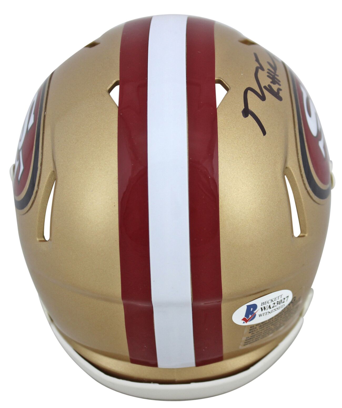 George Kittle Signed 49ers Speed Mini Helmet (Beckett COA) at PristineAuction.com George Kittle Signed 49ers Speed Mini Helmet (Beckett COA) at PristineAuction.com