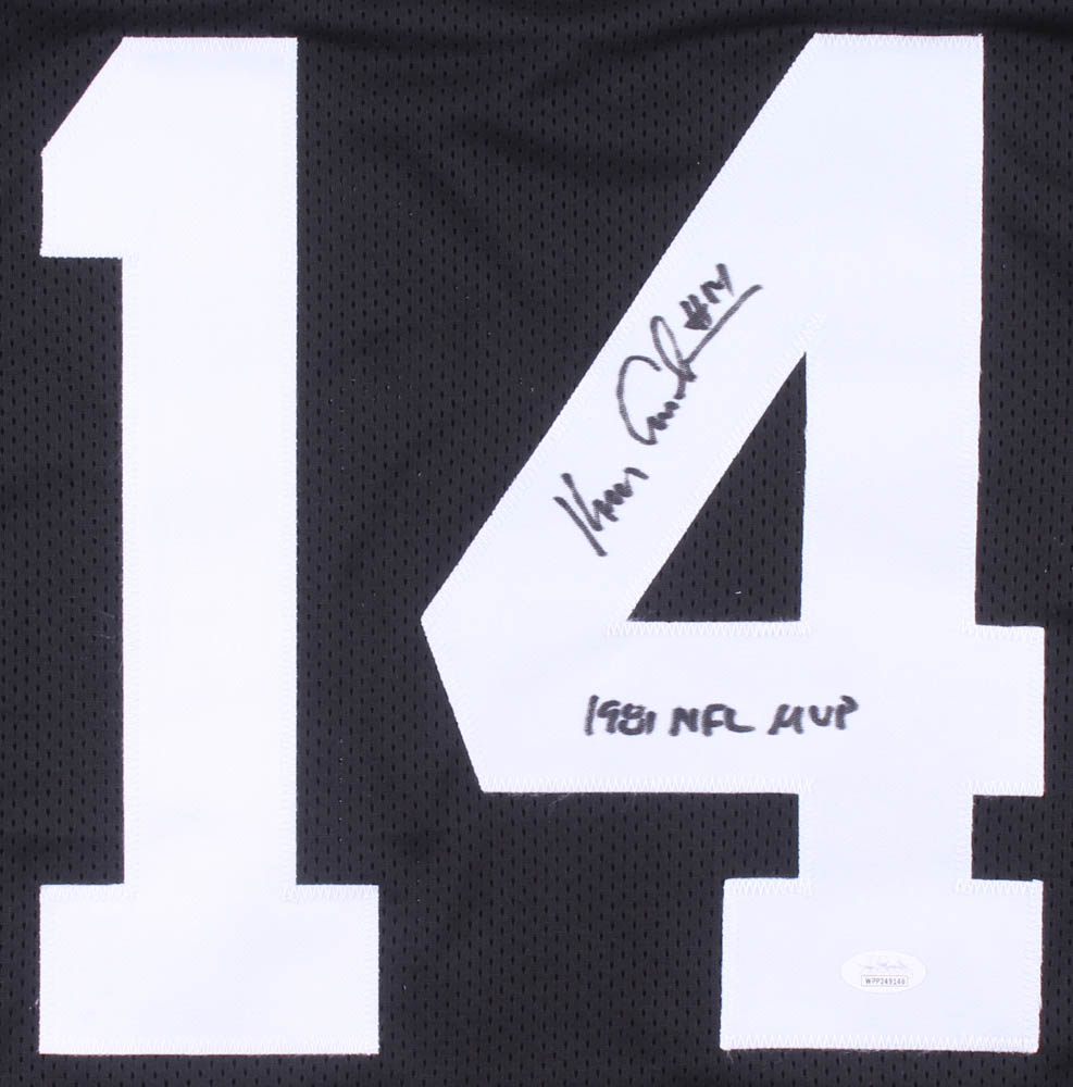 Ken Anderson Signed Jersey Inscribed "1981 NFL MVP" (JSA COA) at PristineAuction.com Ken Anderson Signed Jersey Inscribed "1981 NFL MVP" (JSA COA) at PristineAuction.com