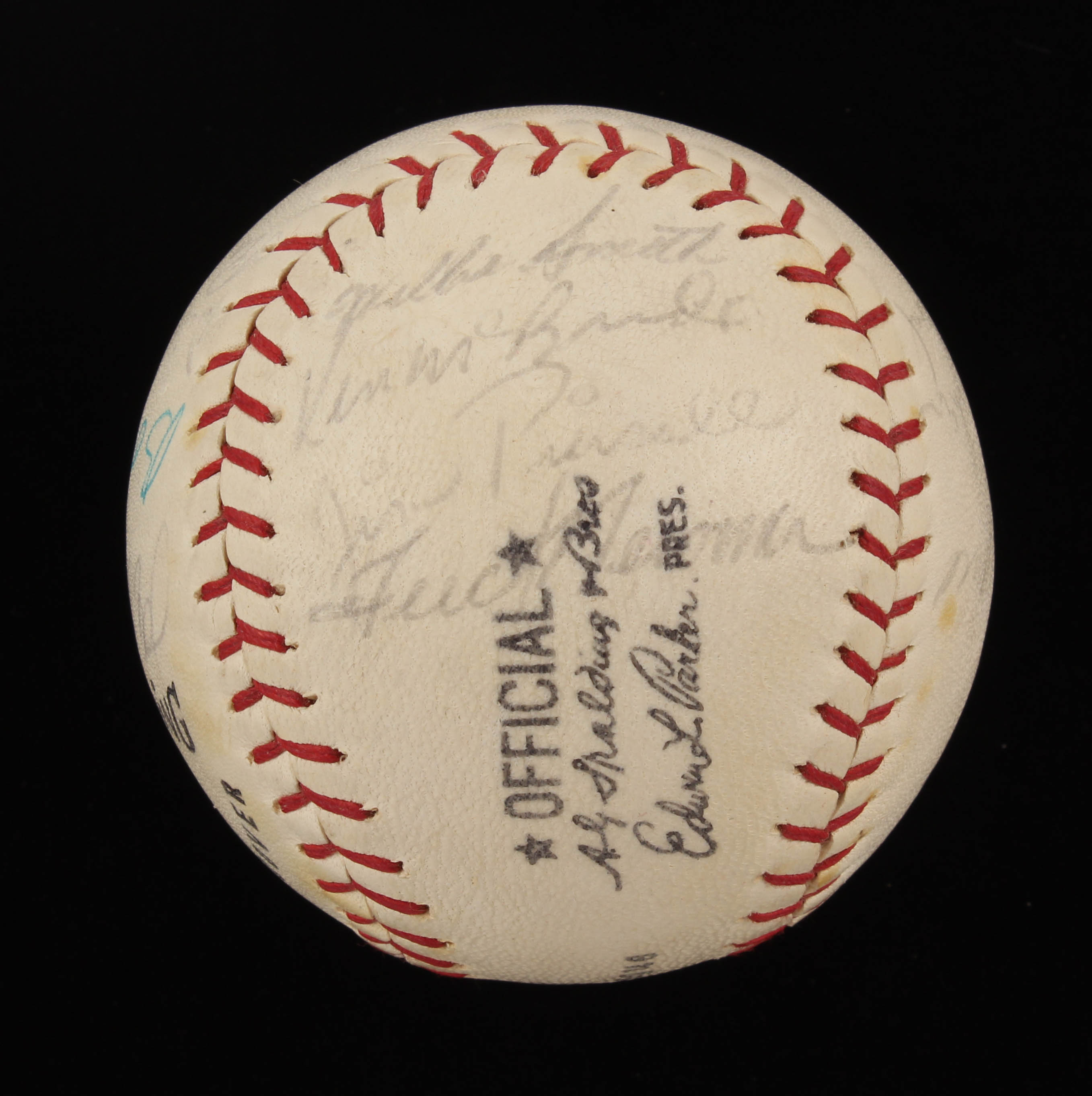 1965 California Angels Baseball Team-Signed by (18) with Dean Chance, Joe Adcock, Bob Lee, Salty Parker, Paul Schaal (JSA ALOA) at PristineAuction.com 1965 California Angels Baseball Team-Signed by (18) with Dean Chance, Joe Adcock, Bob Lee, Salty Parker, Paul Schaal (JSA ALOA) at PristineAuction.com
