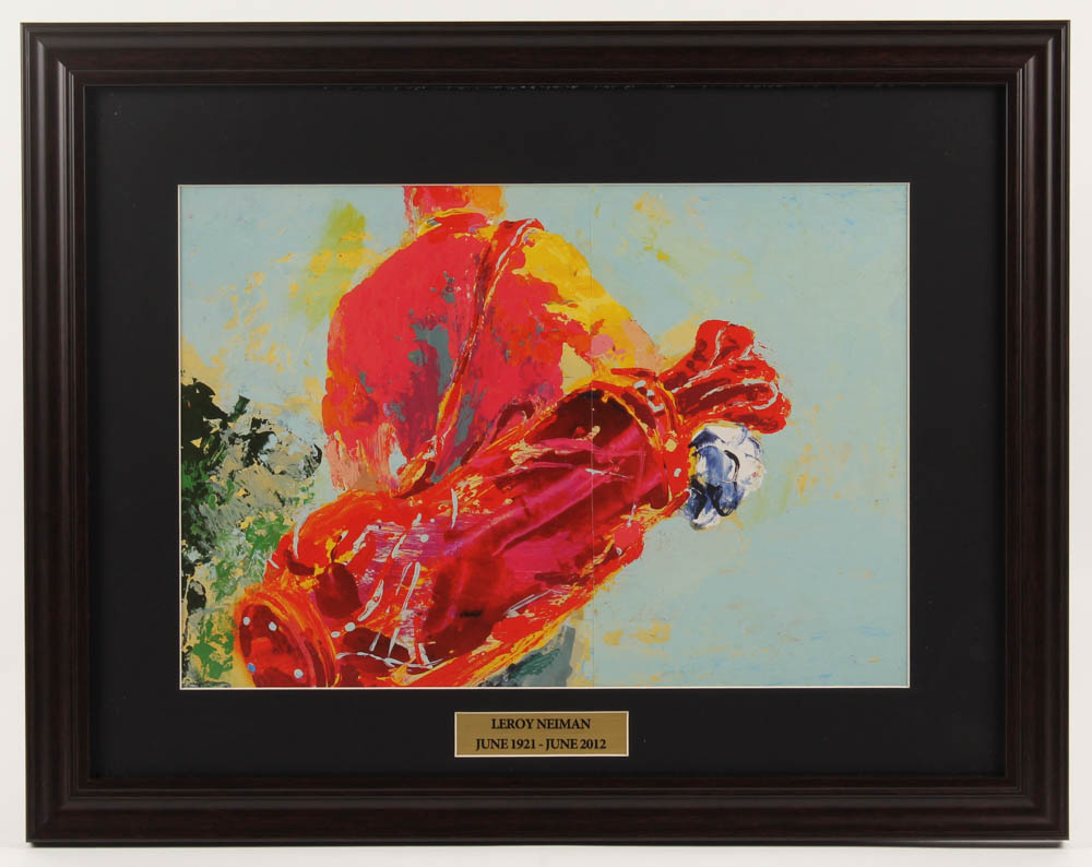 LeRoy Neiman "The Golfer" 18x23 Custom Framed Print Display at PristineAuction.com LeRoy Neiman "The Golfer" 18x23 Custom Framed Print Display at PristineAuction.com