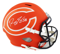 Roquan Smith Signed Bears Full-Size AMP Alternate Speed Helmet (Radtke) at PristineAuction.com
