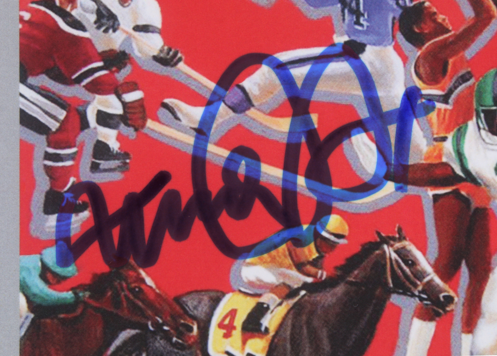 Michael J. Fox Signed "Grays Sports Almanac 19502000" Paperback Book (PSA COA) Pristine Auction