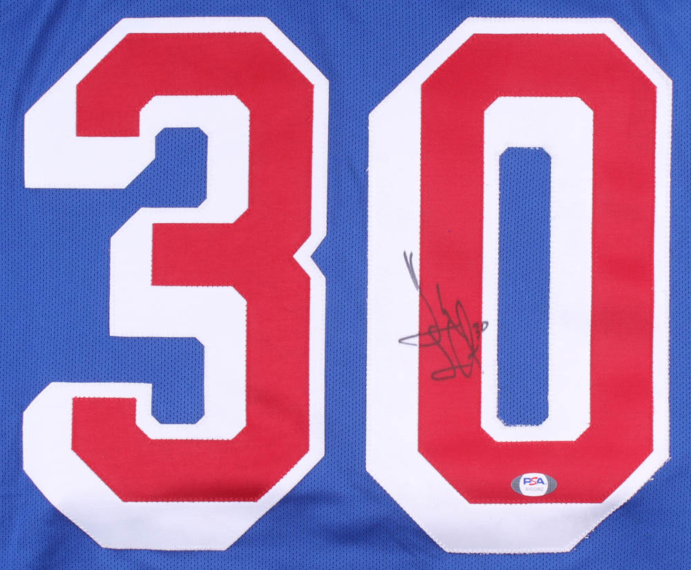 Henrik Lundqvist Signed Rangers Jersey (PSA COA) at PristineAuction.com Henrik Lundqvist Signed Rangers Jersey (PSA COA) at PristineAuction.com