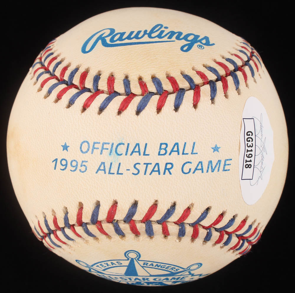 Carlos Baerga Signed 1995 All-Star Game Baseball (JSA Hologram) at PristineAuction.com Carlos Baerga Signed 1995 All-Star Game Baseball (JSA Hologram) at PristineAuction.com