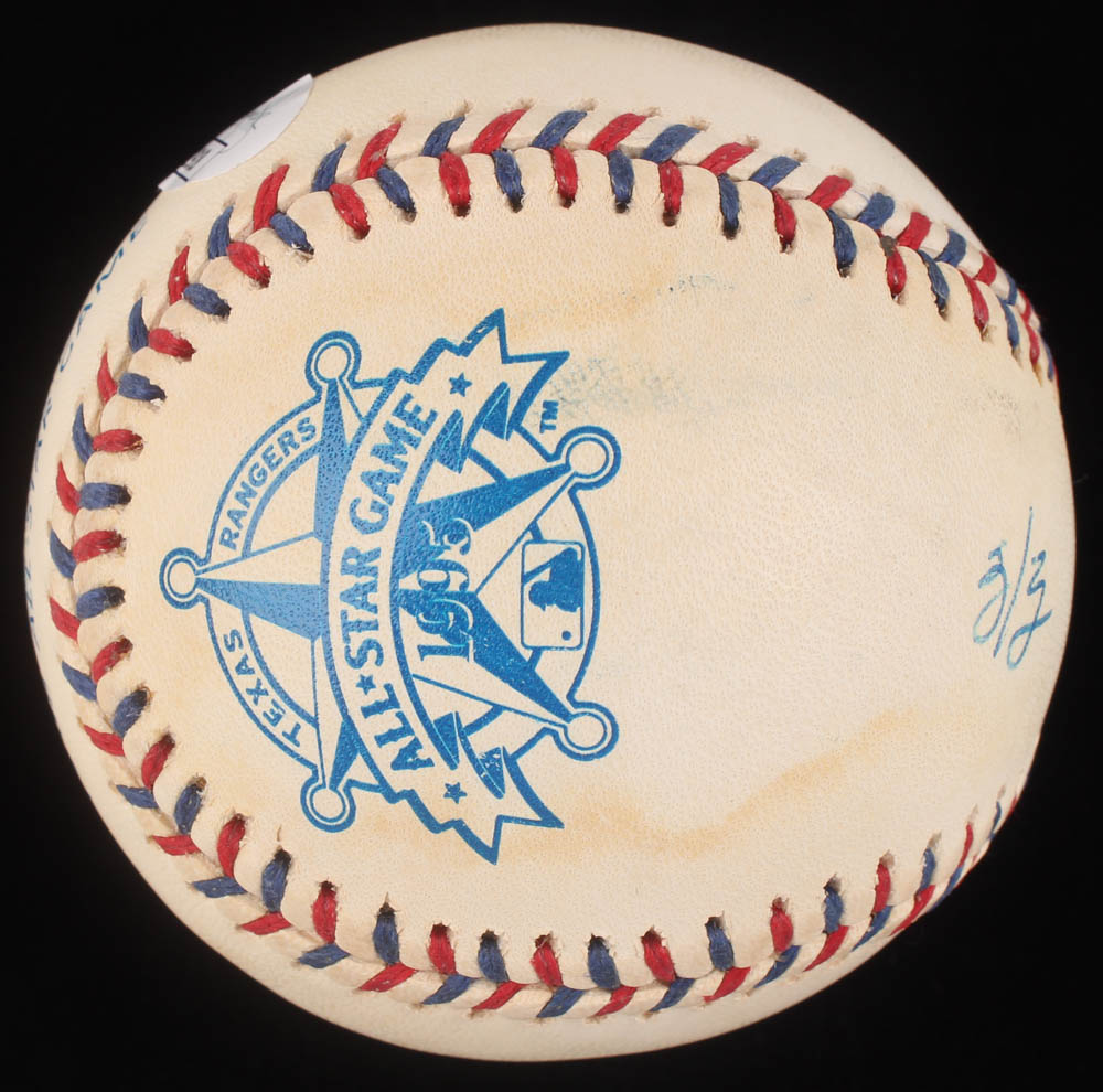 Carlos Baerga Signed 1995 All-Star Game Baseball (JSA Hologram) at PristineAuction.com Carlos Baerga Signed 1995 All-Star Game Baseball (JSA Hologram) at PristineAuction.com