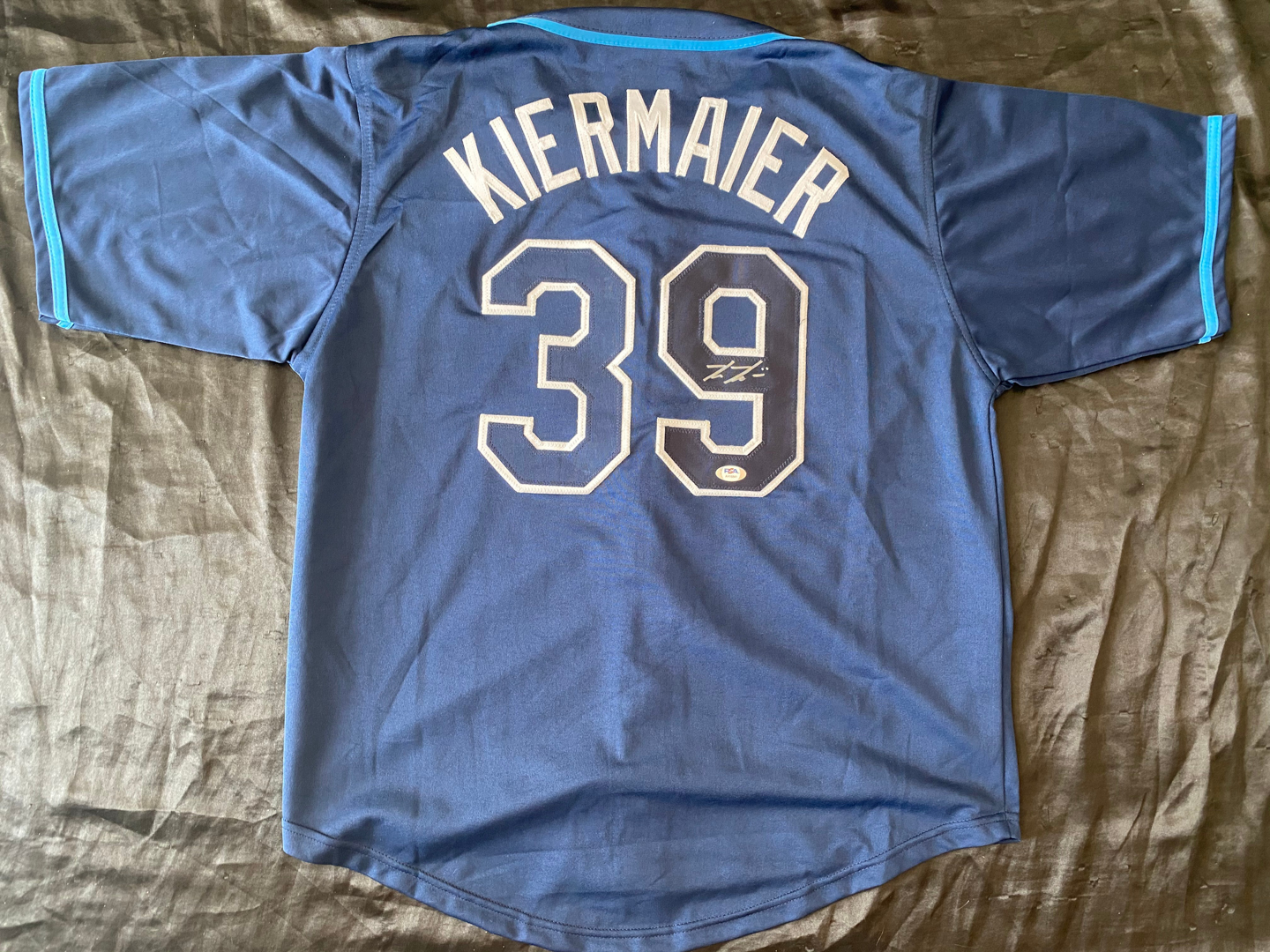 Kevin Kiermaier Signed Jersey (PSA COA) at PristineAuction.com Kevin Kiermaier Signed Jersey (PSA COA) at PristineAuction.com