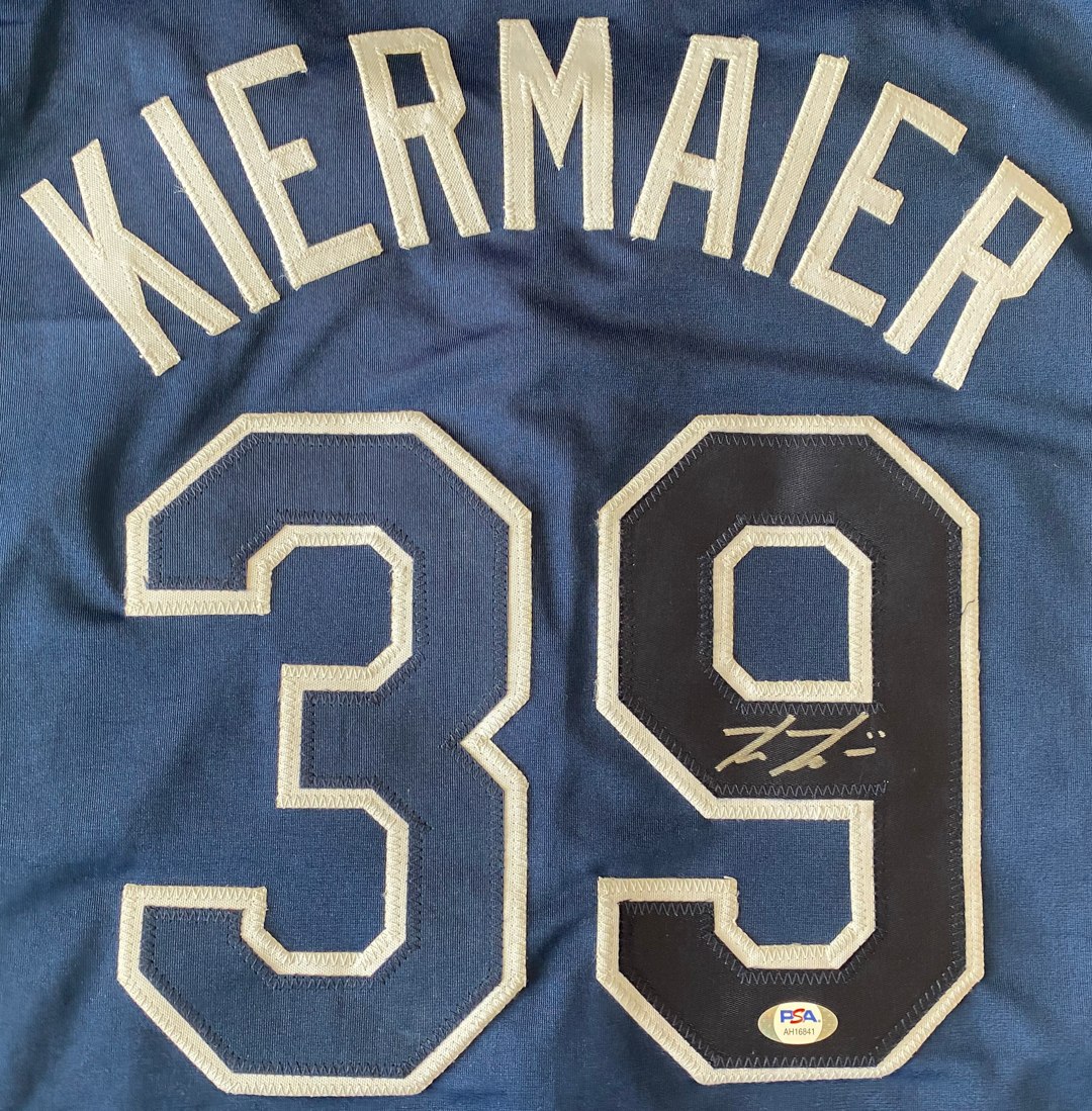 Kevin Kiermaier Signed Jersey (PSA COA) at PristineAuction.com Kevin Kiermaier Signed Jersey (PSA COA) at PristineAuction.com