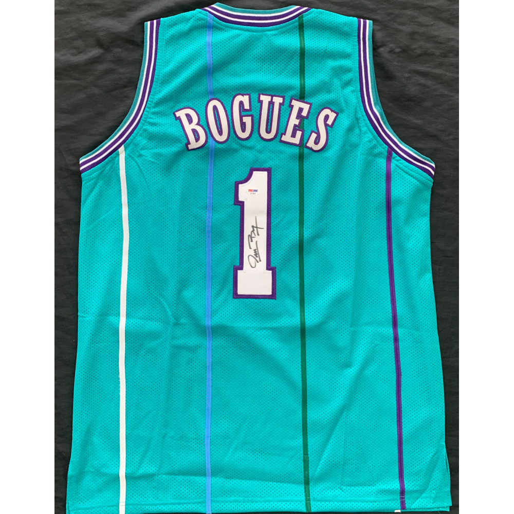 muggsy bogues signed jersey