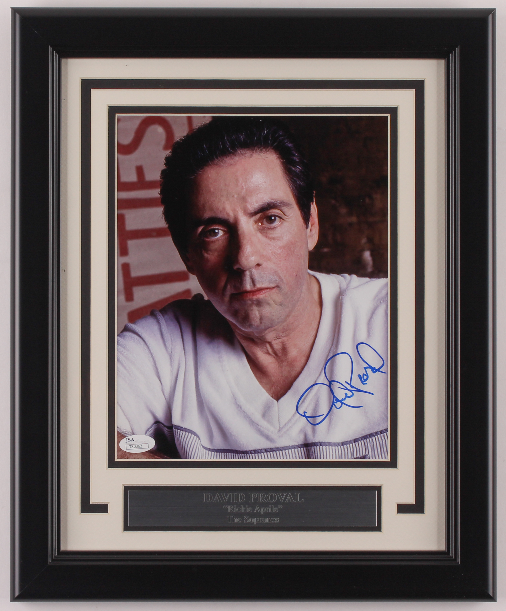 David Proval Signed "The Sopranos" 13.5x16.5 Custom Framed Photo Display (JSA COA) at PristineAuction.com David Proval Signed "The Sopranos" 13.5x16.5 Custom Framed Photo Display (JSA COA) at PristineAuction.com