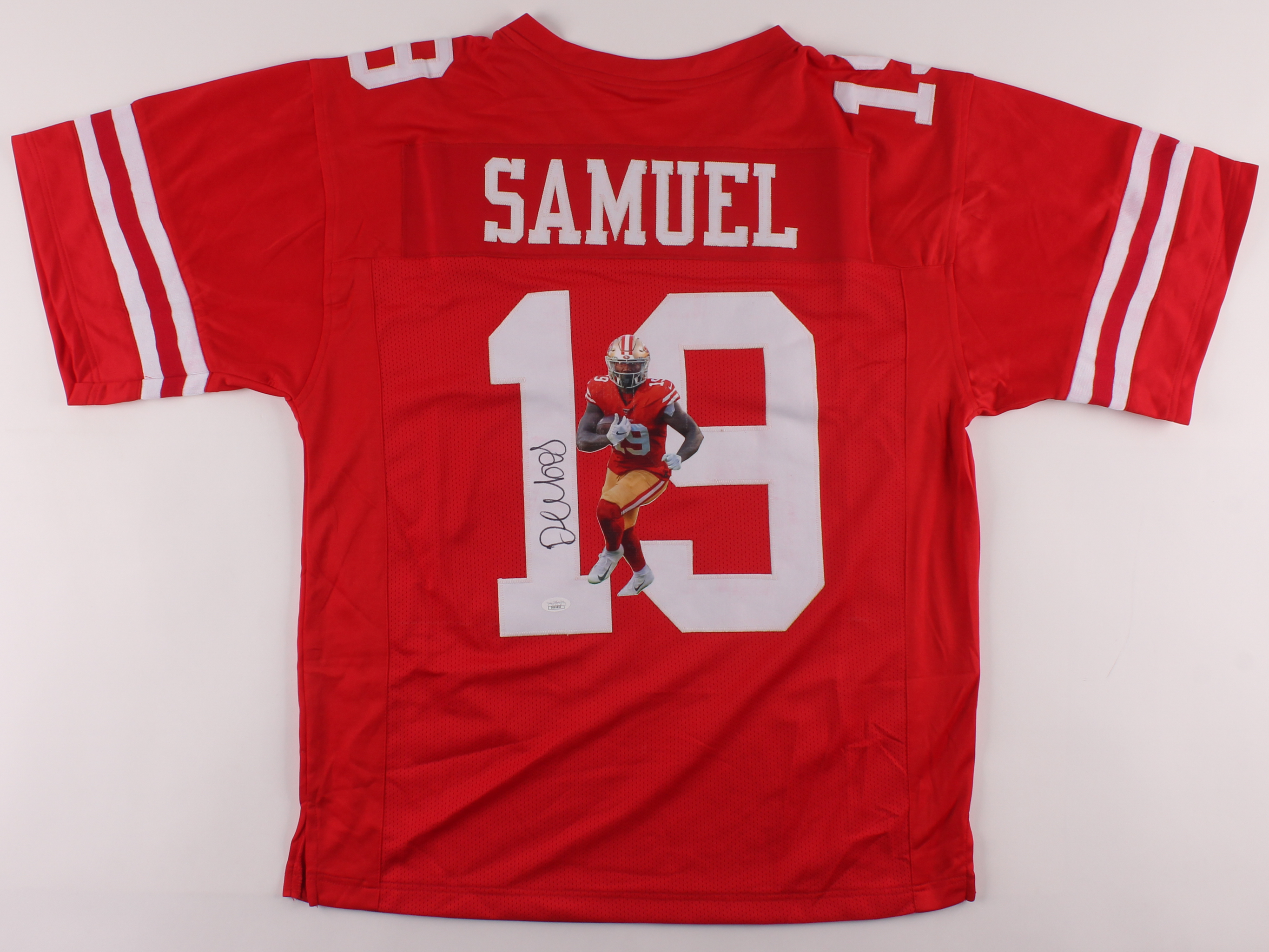Deebo Samuel Signed Jersey (JSA COA) at PristineAuction.com Deebo Samuel Signed Jersey (JSA COA) at PristineAuction.com