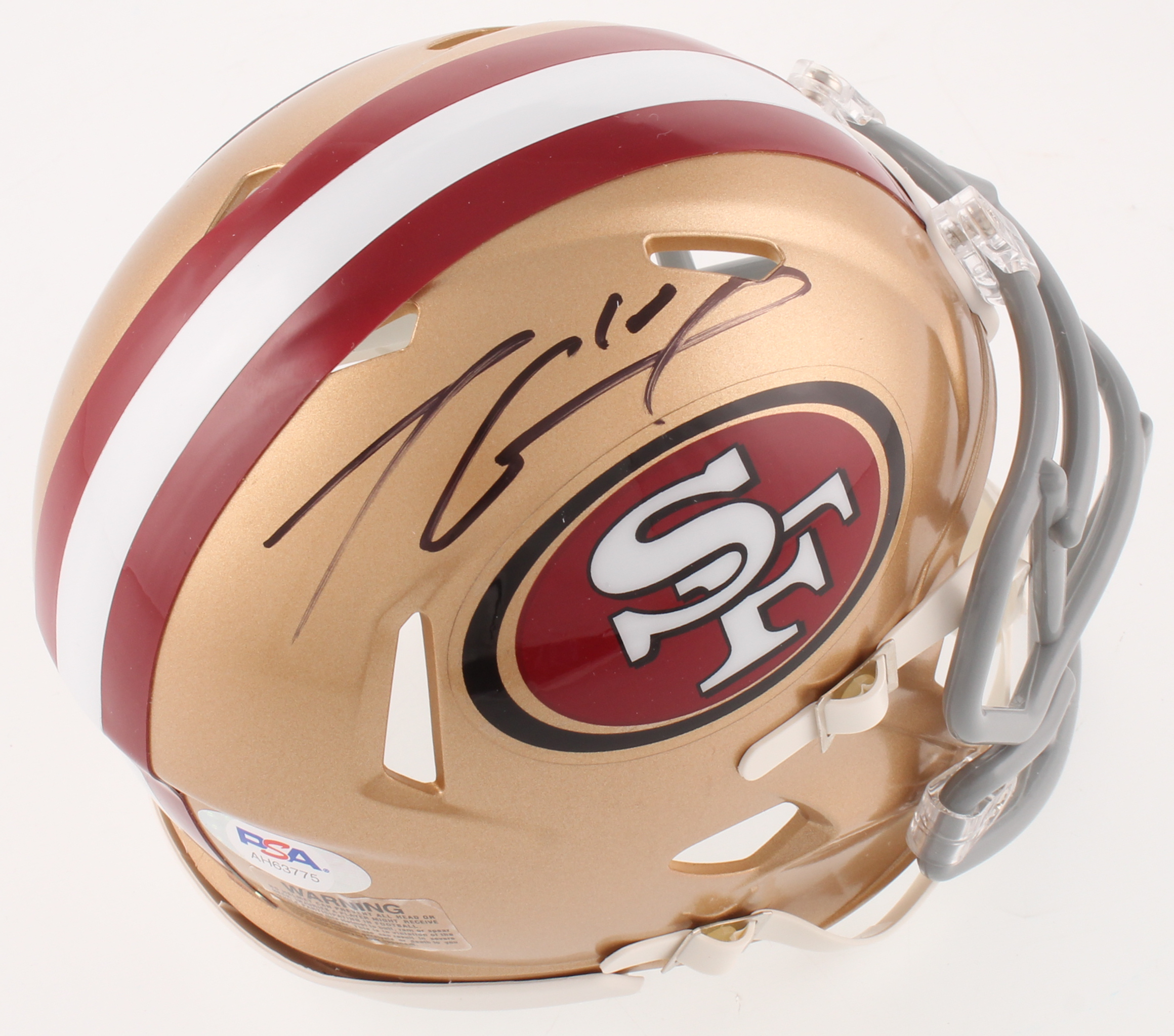 Jimmy Garoppolo Signed 49ers Speed Mini-Helmet (PSA COA) at PristineAuction.com Jimmy Garoppolo Signed 49ers Speed Mini-Helmet (PSA COA) at PristineAuction.com