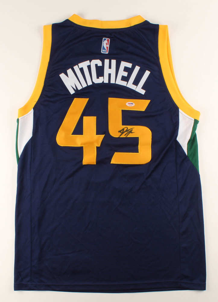 donovan mitchell signed basketball