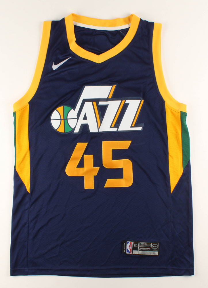 donovan mitchell signed basketball