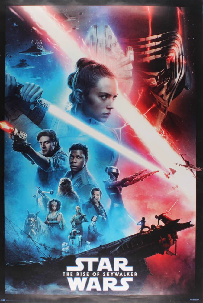 "Star Wars: The Rise Of Skwalker" 27x40 Movie Poster at PristineAuction.com "Star Wars: The Rise Of Skwalker" 27x40 Movie Poster at PristineAuction.com