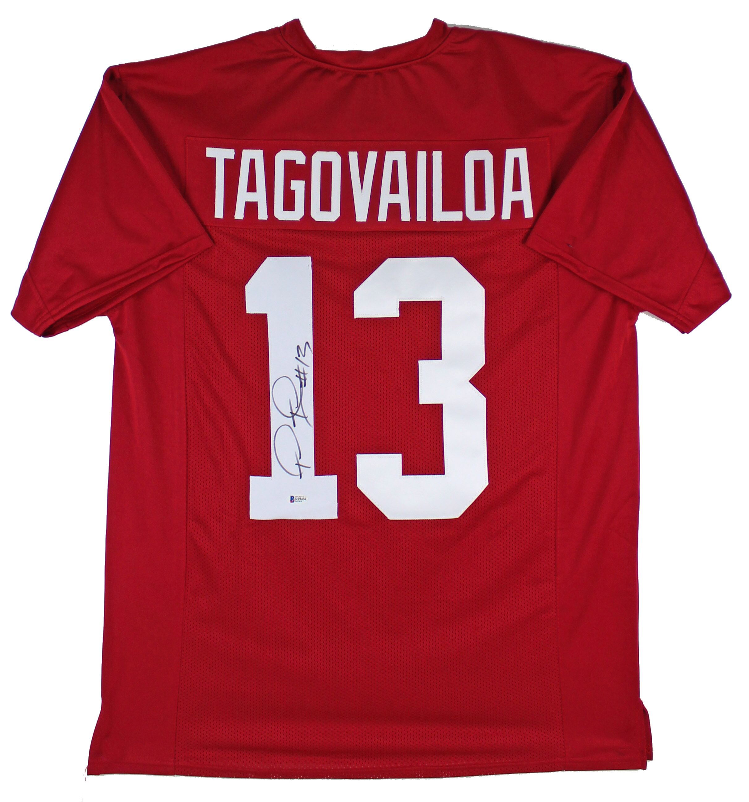 Tua Tagovailoa Signed Jersey (Beckett) at PristineAuction.com Tua Tagovailoa Signed Jersey (Beckett) at PristineAuction.com