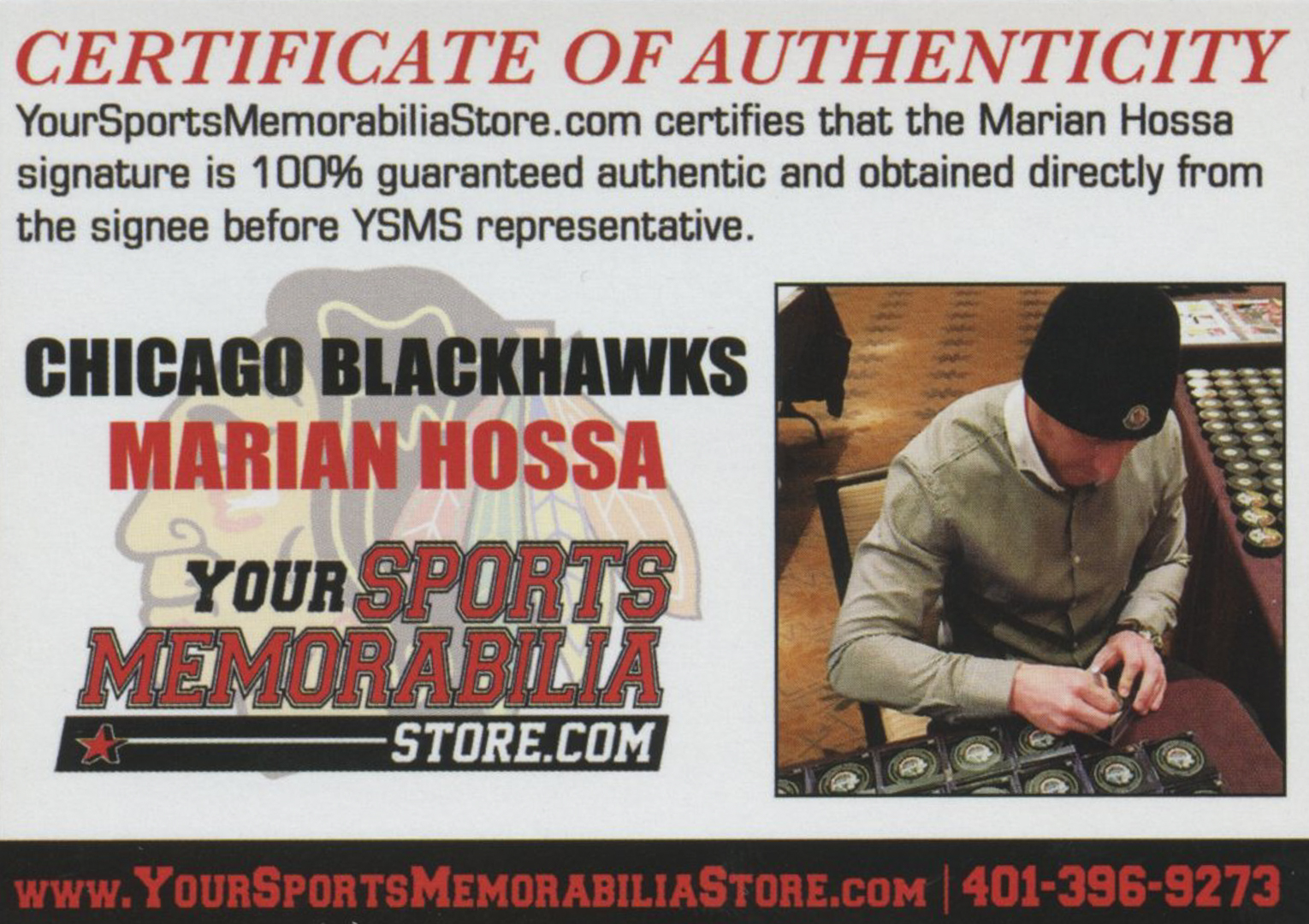 Marian Hossa Signed Jersey (Hossa COA) at PristineAuction.com Marian Hossa Signed Jersey (Hossa COA) at PristineAuction.com